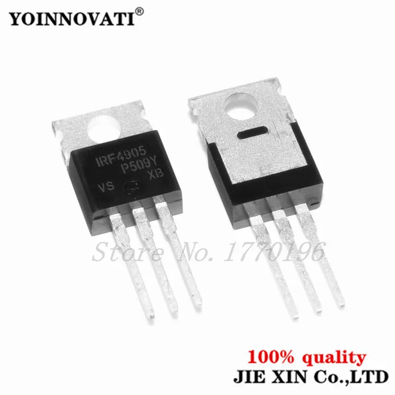 10 шт. IRF4905PBF IRF4905 TO-220 TO220 IRF4905P MOSFET новый оригинальный | Электронные компоненты и