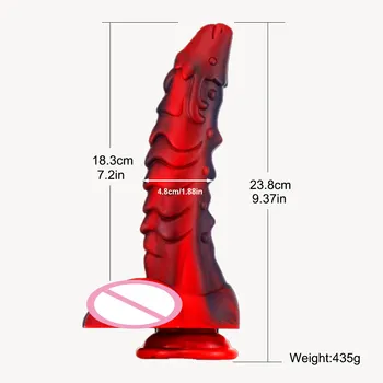 Colorful Fake Penis Realistic Animal Dildo Healthy Monster Dildo Lesbian Sex Toy for Women Anal Toy With Suction Cup Anus Orgasm 5