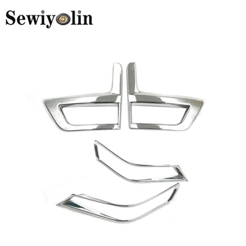 

Front Rear Fog Light Lamp Cover Chrome Bumper Reflector Accessories for Rogue X-Trail T32 Facelift XTrail 2017 2018 2019 NEW