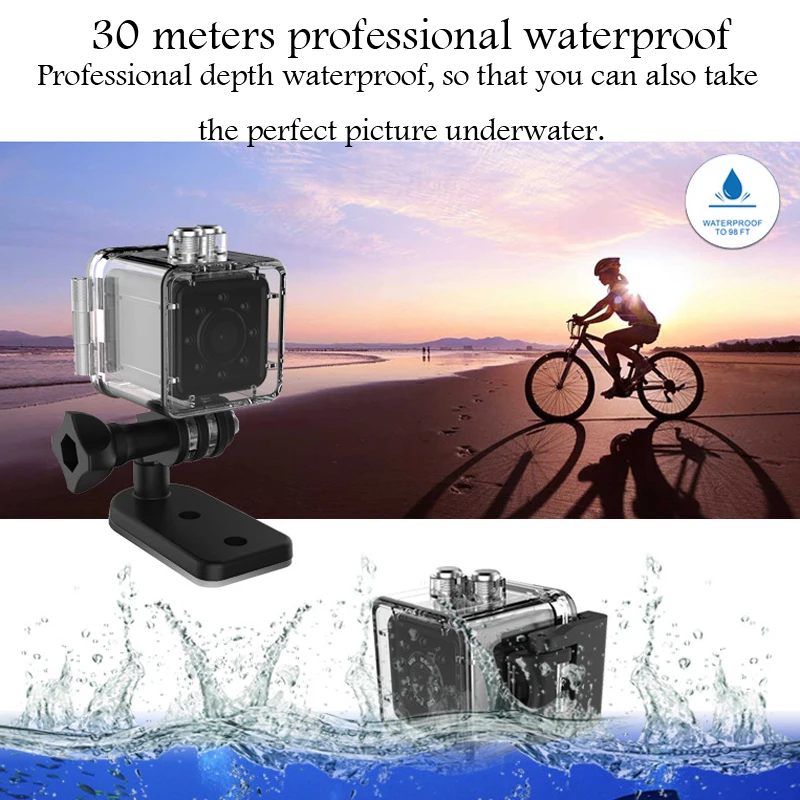 

SQ13 Mini Camera WIFI 1080P Wide Angle Night Vision Waterproof Shell CMOS Sensor Recorder Camcorder