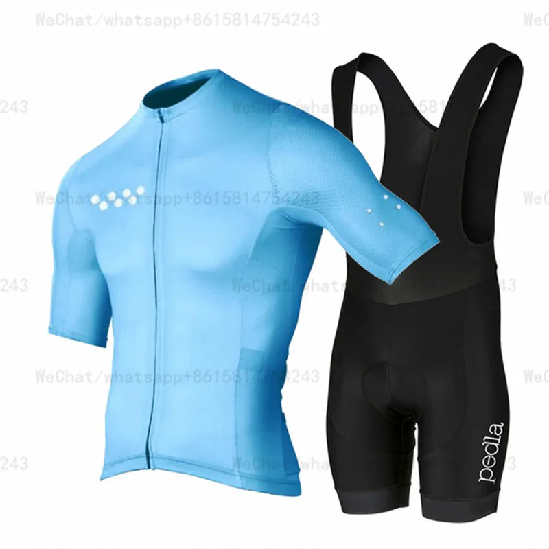 

Pedla Pro Cycling club Clothing Cycling Sets Bike uniform Summer Man Cycling Jersey kit Road Bicycle Jerseys MTB Bicycle Wear