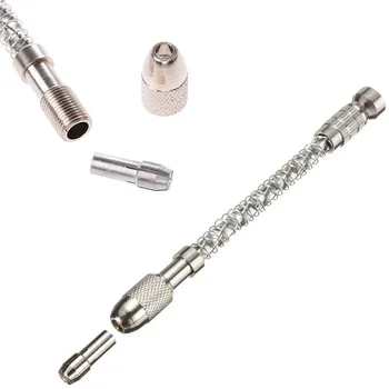 

20Pcs Round Shank HSS Drill Spiral Drill Bit 0.3mm-1.6mm +chucks +hand Drill Set