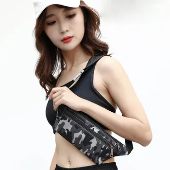 

Unisex Women and Men Sport waist bag Oxford Zipper Printing Camouflage waist bag Ladies Easy to carry Anti-theft bum bag heuptas