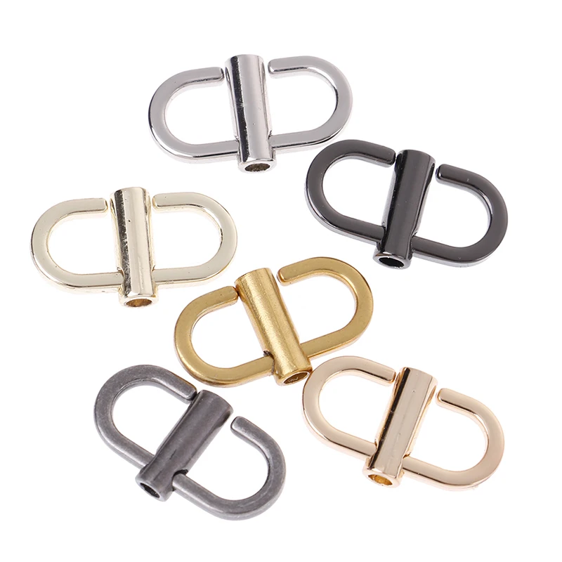 2Pcs Adjustable Metal Buckle Clip Handbag Chain Strap Length Shorten Bag Accessories Wholesale 5 Colors