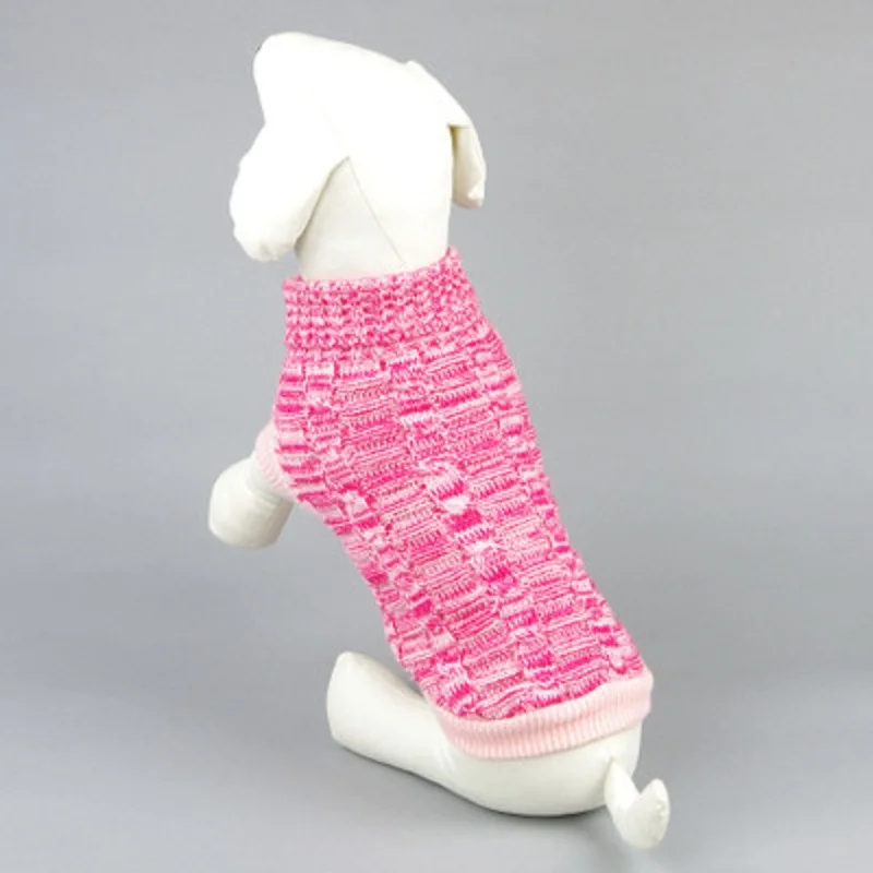 pink Осенне-зимняя одежда для собак, зимний теплый хлопковый свитер для кошек, куртка для питомца, одежда для собак, весенняя одежда, Roupas Para Cachorro - Цвет: pink