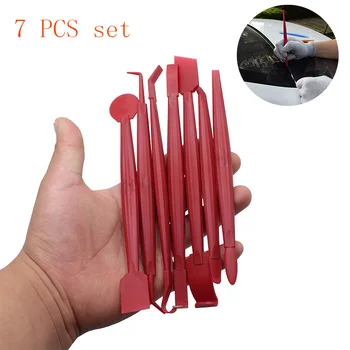 

7pcs/set Car Vinyl Wrap Film Squeegee Scraper Tools Edge-closing Tool for Automobile Film Sticking Car Styling Auto Accessories