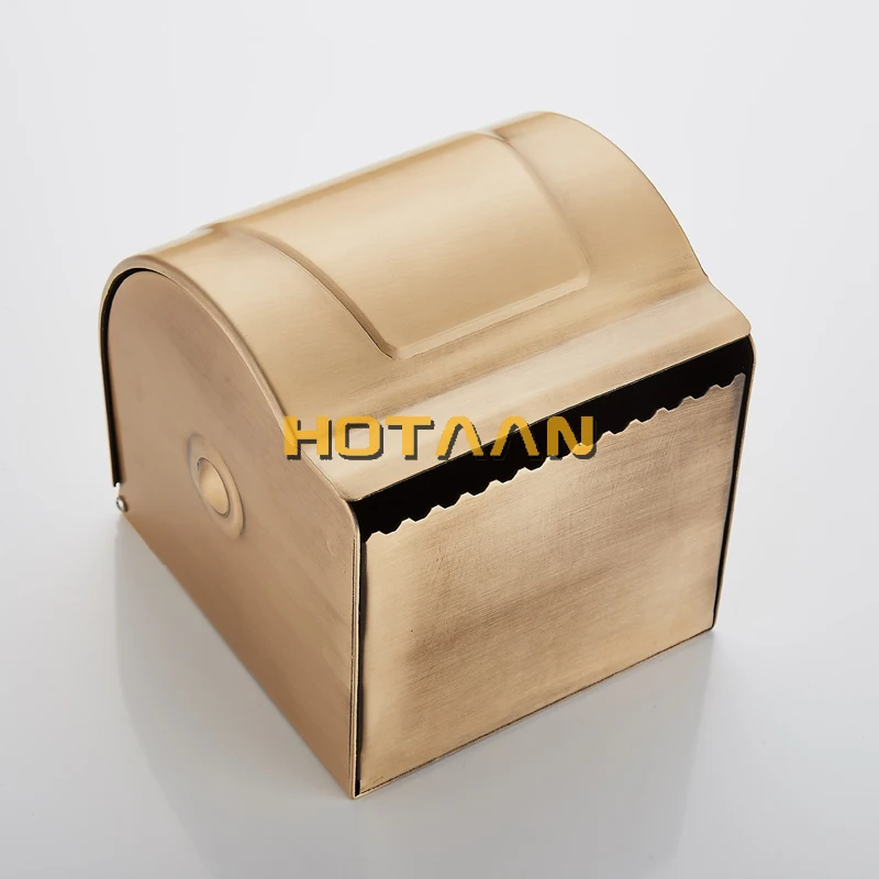 . And Retail Wall Mounted Bathroom Toilet Paper Holder Antique Brass Roll Tissue Box YT-10892
