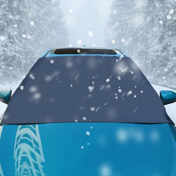 

Sun Shade Car Protector With Magnetic Edges Portable Reusable Styling Windscreen Cover Anti UV Heat Reflective Outdoor Universal