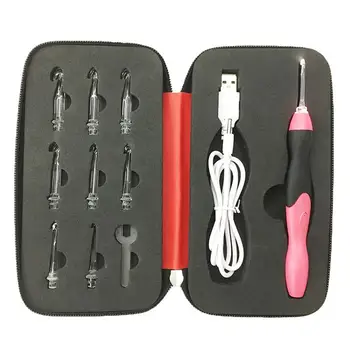 

9 in1 Crochet Knitting Needles Set with Light Knitting Yarn Circular Needles Knitting Needles Sewing Accessories Craft Tools