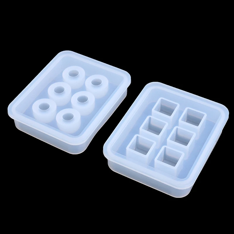 Прямоугольная силиконовая форма бусины квадратный шар 6 подвесных отверстий DIY