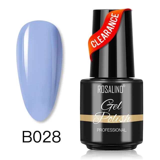 ROSALIND Gel Nail Polish Glitter Gel For Manicure Art Semi Permanent Hybrid Varnish Need UV LED Base Top Coat Nail Polish SLA-B028