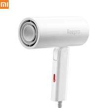 Профессиональный фен для волос Xiaomi Youpin Reepro 1300 Вт, быстро сохнет, складная ручка, Парикмахерская, фен для волос, RP-HC04