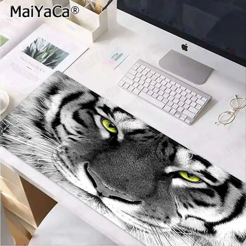 MaiYaCa, мой любимый коврик для мыши с тигром,, большой коврик для мыши, клавиатура, коврик