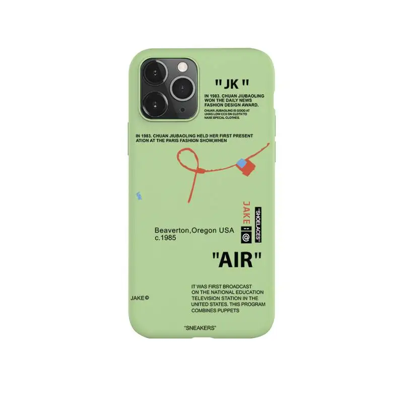 Популярный Уличный спортивный брендовый чехол для телефона iPhone 11 Pro Max X XR XS 8 7 6s Plus