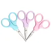 Stainless Steel Eyebrow Scissor Manicure Nail Cuticle Trimmer Nose Hair Remover Sharp Tip Curve Beauty Makeup Tool 3