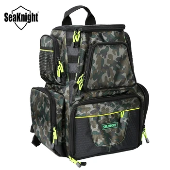 MEGA DEAL ❤️ SeaKnight SK004 Fishing Bag 25L 7.5L Large Capacity Multifunctional Bag Backpack Outdoor Fishing Tackle Bag 44*41*20 /38*34*18cm - discount item 48% OFF Sports & Entertainment