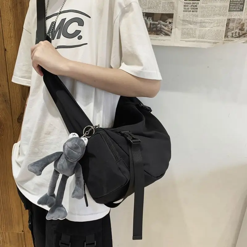 Japanese Functional Nylon Sling Bag Neutral Large Capacity Shoulder Handbags Crossbody Bags for Women Girl Messenger Tas crossbody bag women shoulder bag women messenger bag