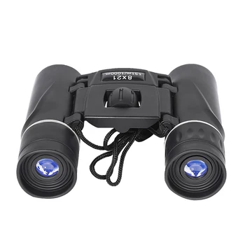

8*21 Compact Zoom Binoculars Long Range 1000m Folding HD Powerful Mini Telescope Optics Hunting Sports Camping