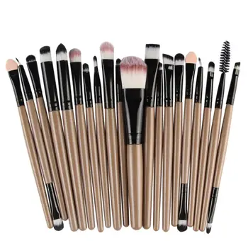 

Makeup Brushes Set 20pcs Foundation Powder Eyeshadow Blush Eyebrow Lip Makeup Brush Set MKXJ