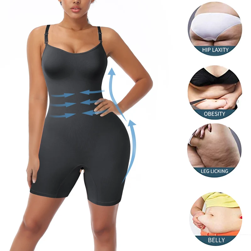 best shapewear for women Bodysuit Shapewear Women Full Body Shaper Tummy Control Slimming Sheath Butt Lifter Push Up Thigh Slimmer Abdomen Shapers Corset spanx underwear