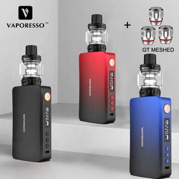 

New Original E-Cigarette Vaporesso Gen 220W Vape Kit Gen TC Box Mod with 8ml SKRR S Tank Atomizer Compatible All GT Coil QF Coil