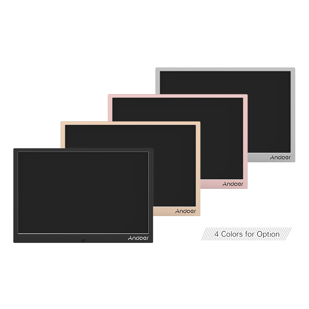 

13" LED Digital Photo Frame 1280*800 Support 1080P Video Random Play Aluminum w/Remote Control Christmas Birthday Gift