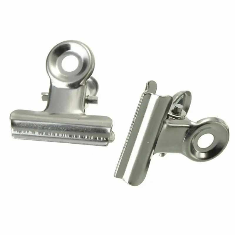 Stainless Steel Chip Bag Clips 20Pcs For Air Tight Seal Grip Food Sealing Clamp Clip Powder Food Package Bag Clip Bread Bag Clips Kitchen Bag Clips Sealing Clips Storage Bag Clips Bag Clips