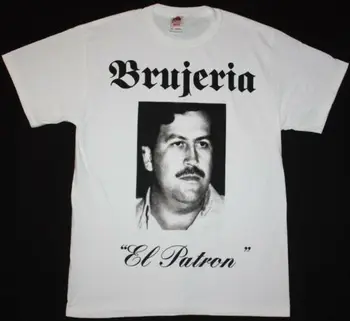

BRUJERIA EL PATRON NAPALM DEATH ASESINO CARCASS AT THE GATES NEW WHITE T-SHIRT