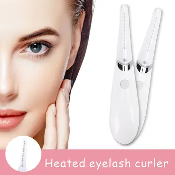 

Electric Eyelash Curler USB Rechargeable Long Lasting Natural Eye Curling Lashes Portable Makeup Tool Cosmetic Curling Kit