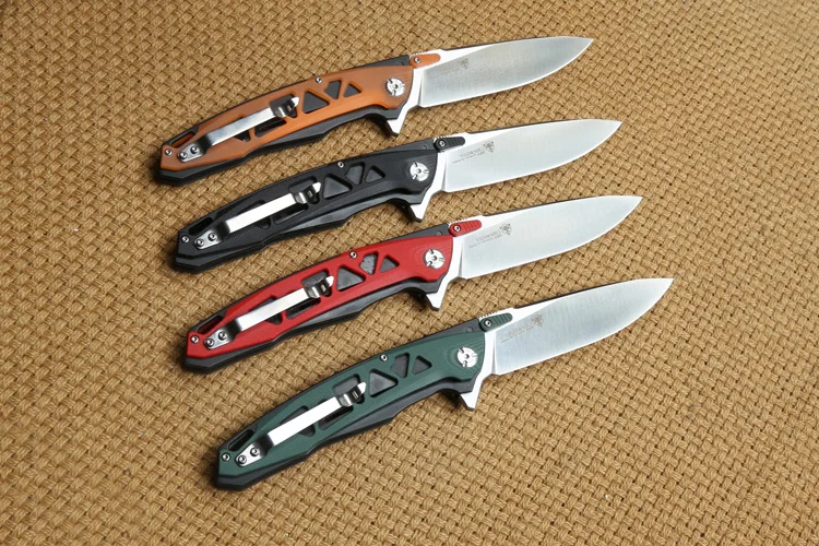 Складной нож Nimoknives yggdrail Flipper рукоятка из G10 лезвие 440с для мячей кемпинга охоты