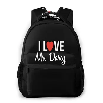 

I Love Mr Darcy Jane Austen Pride & Prejudice New Pattern knapsack Pride and Prejudice Teens Books Backpack