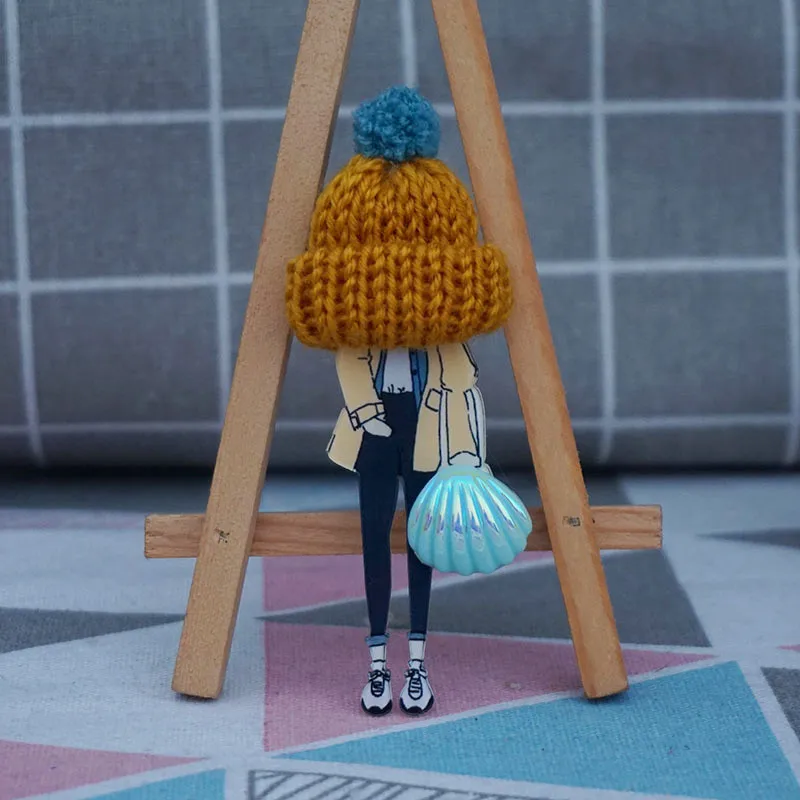 Мультяшные значки на булавке акриловые Женская фотография каваи единорог ткани