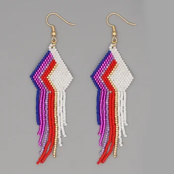 

Miyuki Pendientes Drop Earrings For Women Gift Jewellery 2020 New Design Ear Ring Handmade Bead Jewelry Hanging Earring