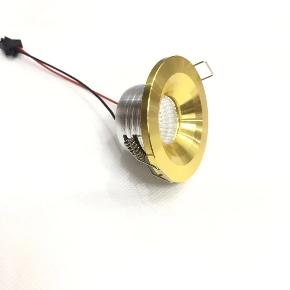 5 шт./лот 3 Вт светодиодный мини Einbauleuchte Rund verstellbarer Spot Deckenlampe 95-265 в светодиодный-Schrankleuchte