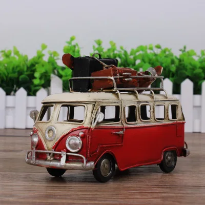 Винтажная британская европейская модель автобуса миниатюрная Красная Зеленая точилка для карандашей Лондонский Металл Ретро украшение дома антикварная детская игрушка - Цвет: 12