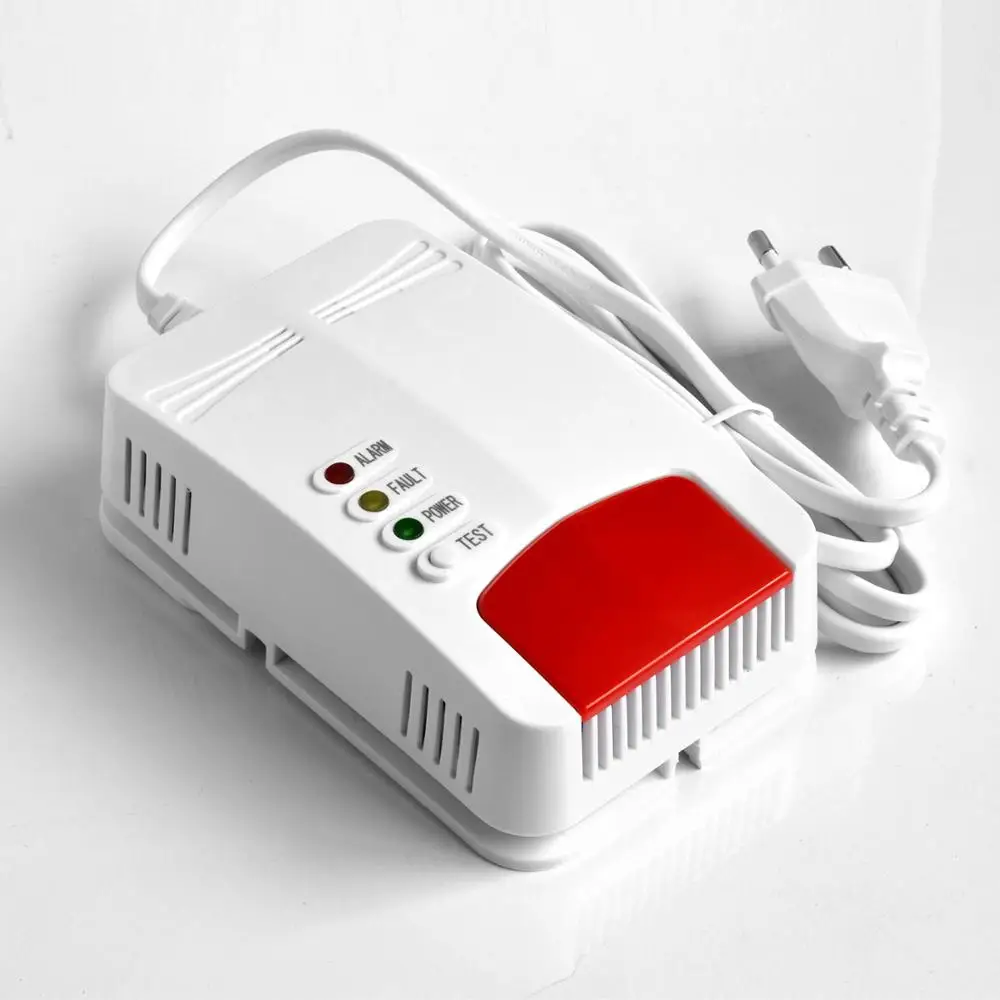 ЕС plug Wifi газовый датчик детектор утечки газа сигнализация Tuya Smart Life App настенный для безопасности умного дома