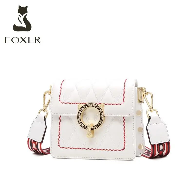 

FOXER luxury fashion female 2020 new tide fashion wild crossbody bag spring simple mini shoulder bag