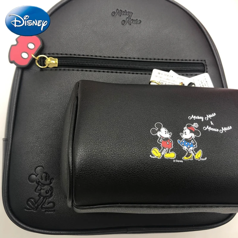 Disney качество Микки Минни Маус Женская Сумка Девушки Дамы Повседневная PU Мода Сумка Водонепроницаемый Путешествия плюшевый рюкзак