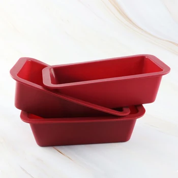 

205ml Silicone Bread and Loaf Pan Non-Stick Silicone Baking Mold for Homemade Cake Bread Meatloaf E2S