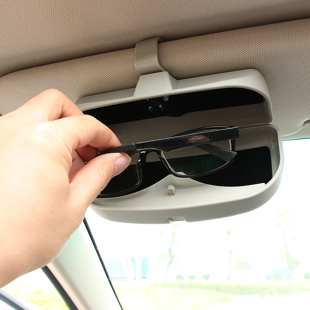 Универсальный автомобильный солнцезащитный козырек, очки, солнцезащитные очки, квитанция, зажим, держатель для хранения очков и карт, автомобильный держатель, автомобильный стиль