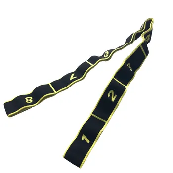 

elastic Yoga band yellow red Latin Dance Elastic Stretch Belt Exercise Pull Strap Yoga Body Resistance Bands women fitness