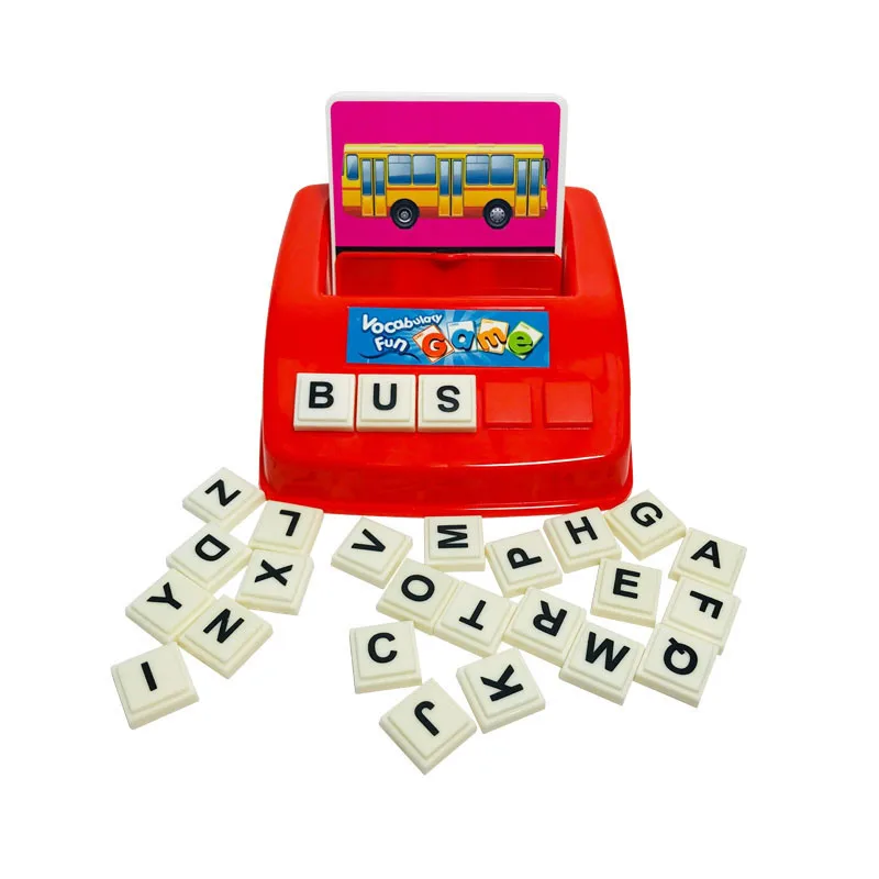 Children Montessori Toy Learn English Words Memory Card Language Learning Machine Early Educational Game Teaching Aids 5