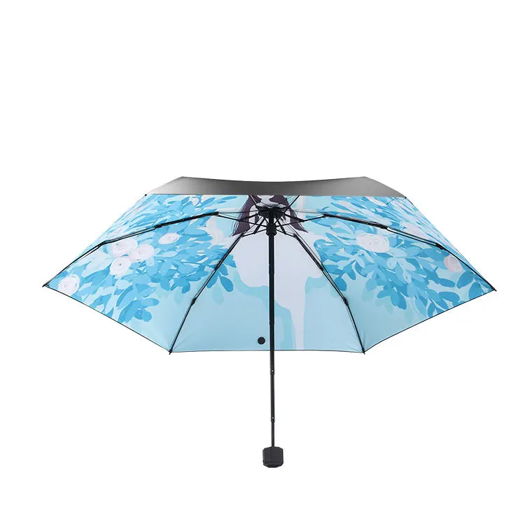 Parasol Pretty Girl Half off Foldable Rain Or Shine Dual Purpose MORI Series INS Sun-resistant UV-Protection Parasol Umbrella