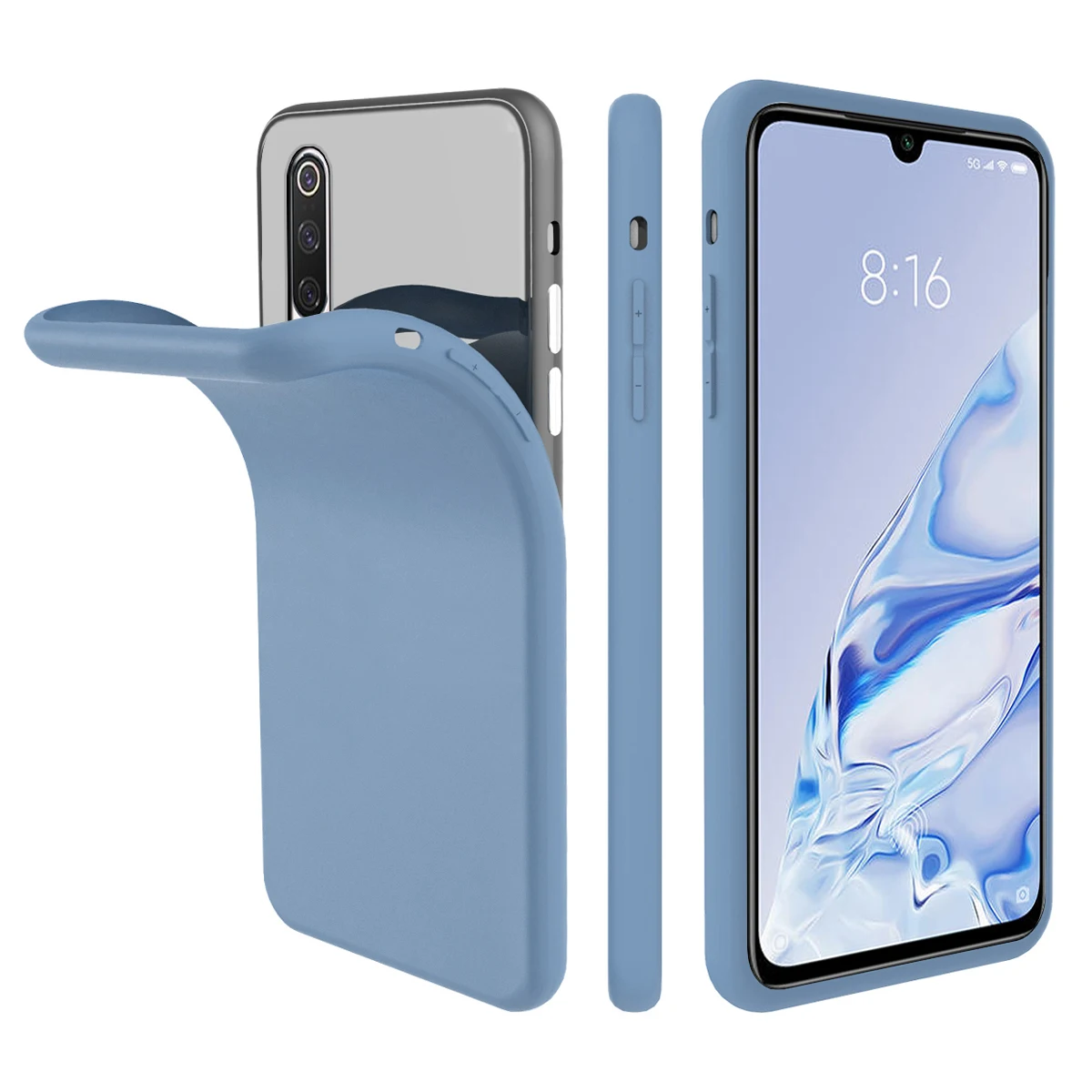 Для Xiaomi Mi 9 Pro 5G чехол тонкий мягкий ТПУ чехол для телефона Встроенный бархатный материал против царапин защитный чехол драгоценный камень