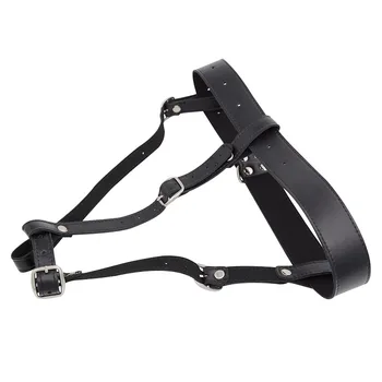 Leather Strap on Bdsm Bondage AV Vibrator Panties Female Masturbator Harness Massage Stick Holder Chastity Belt Sex Toys 5