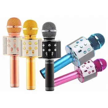 

Portable National Karaoke Microphone Mobile Phone Karaoke Wireless Condenser Microphone Audio Machine