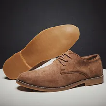 2020 Мужская обувь; Английский тренд; Повседневная Мужские замшевые