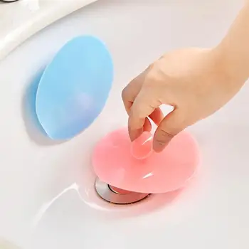 

3Pcs Toilet Convenient Sink Plug Bath Tub Sink Mouth Drain Hole Water Stopper Plug Random Color