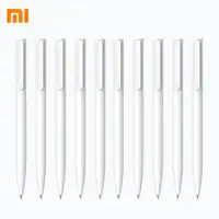 Original Xiaomi Mijia Gel Pen MI Pen 0.5mm Signing Pen PREMEC Smooth Switzerland Refill MiKuni Japan Ink (Black/Blue) Best Gift 1