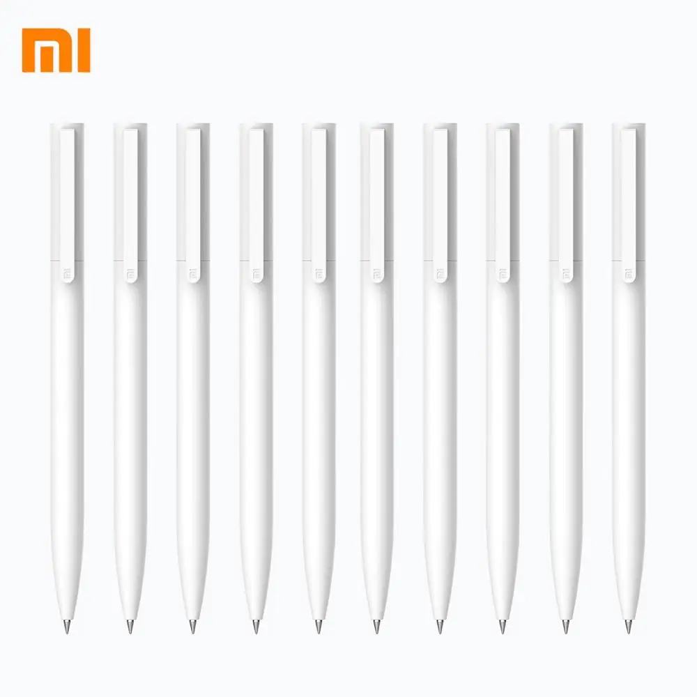 Оригинальная гелевая ручка Xiaomi Mijia MI Pen 9 5 мм PREMEC гладкие швейцарские стержни